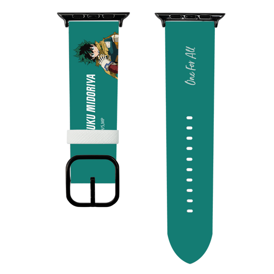 スマートウォッチレザーバンド［ 僕のヒーローアカデミア - 立ち絵 - 緑谷 出久 ］