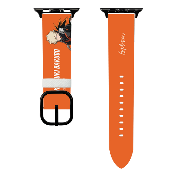 スマートウォッチレザーバンド［ 僕のヒーローアカデミア - 立ち絵 - 爆豪 勝己 ］