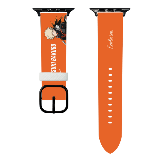 スマートウォッチレザーバンド［ 僕のヒーローアカデミア - 立ち絵 - 爆豪 勝己 ］