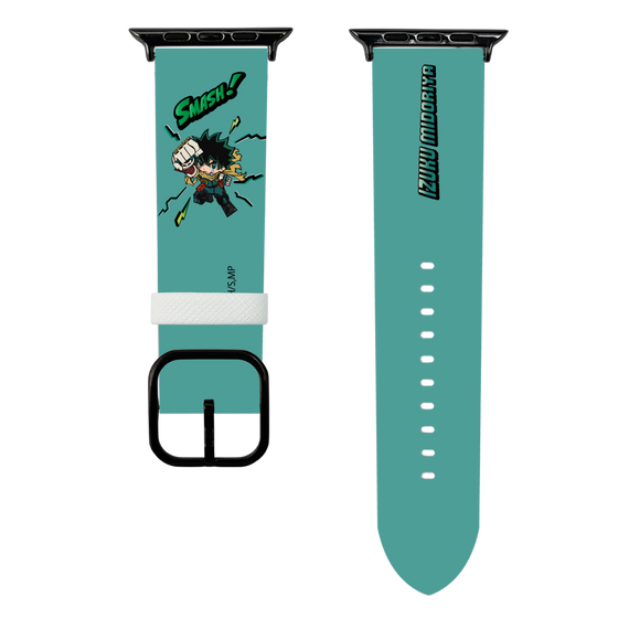 スマートウォッチレザーバンド［ 僕のヒーローアカデミア - ミニキャラ - 緑谷 出久 ］