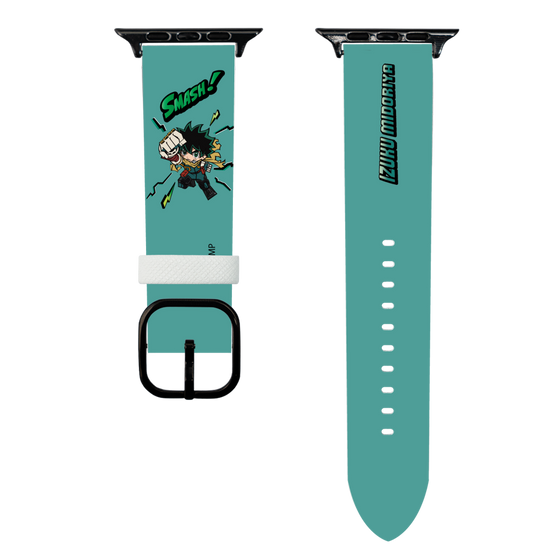スマートウォッチレザーバンド［ 僕のヒーローアカデミア - ミニキャラ - 緑谷 出久 ］