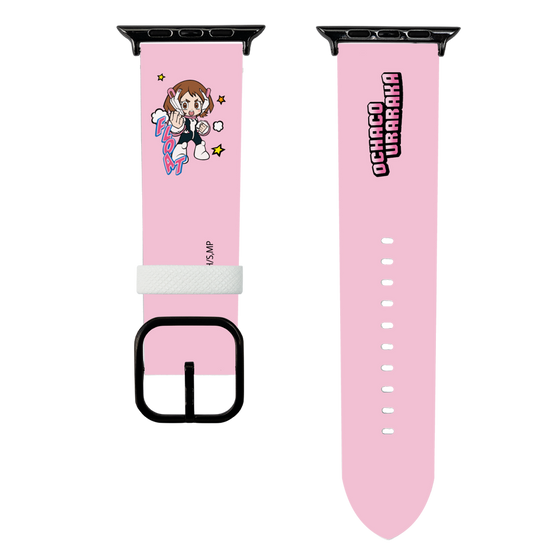 スマートウォッチレザーバンド［ 僕のヒーローアカデミア - ミニキャラ - 麗日 お茶子 ］