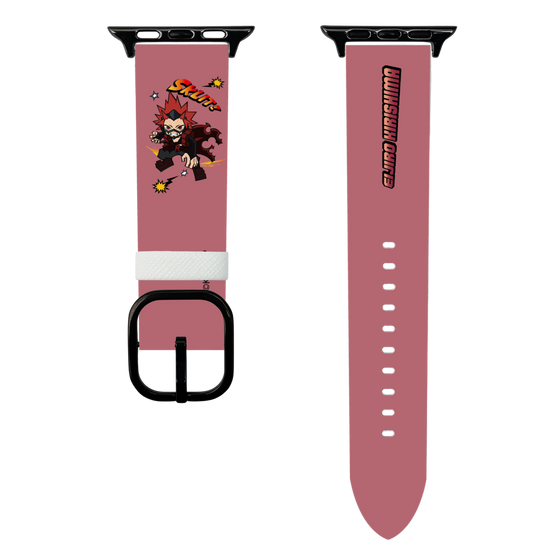 スマートウォッチレザーバンド［ 僕のヒーローアカデミア - ミニキャラ - 切島 鋭児郎 ］