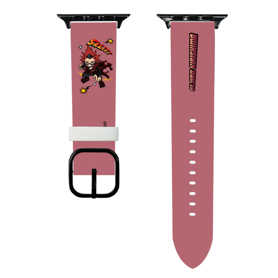スマートウォッチレザーバンド［ 僕のヒーローアカデミア - ミニキャラ - 切島 鋭児郎 ］