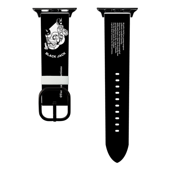 スマートウォッチレザーバンド［ ブラック・ジャック - 手術 ］
