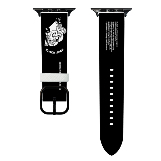 スマートウォッチレザーバンド［ ブラック・ジャック - 手術 ］