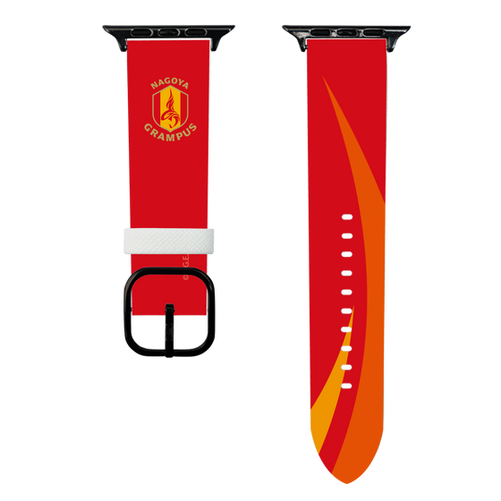 スマートウォッチレザーバンド［ 名古屋グランパスエイト - クラブフラッグ ］