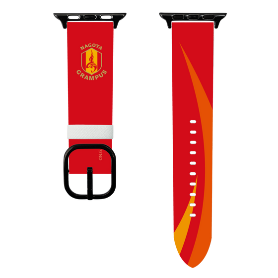 スマートウォッチレザーバンド［ 名古屋グランパスエイト - クラブフラッグ ］
