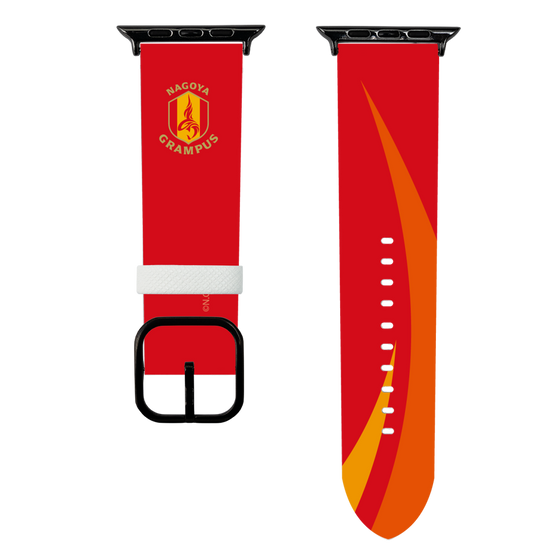 スマートウォッチレザーバンド［ 名古屋グランパスエイト - クラブフラッグ ］