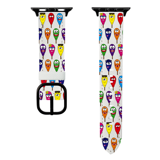 スマートウォッチレザーバンド［ クシニョロ - クシニョロ - カラー ］