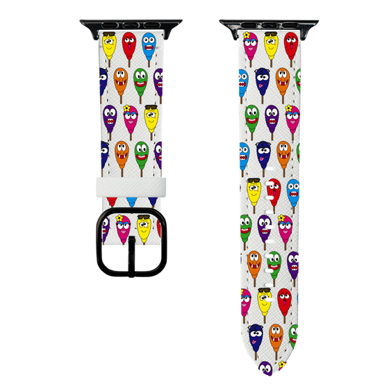 スマートウォッチレザーバンド［ クシニョロ - クシニョロ - カラー ］