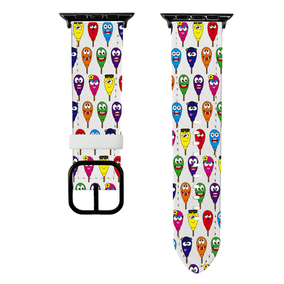 スマートウォッチレザーバンド［ クシニョロ - クシニョロ - カラー ］