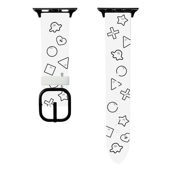 スマートウォッチレザーバンド［ シナぷしゅ - きごう ］