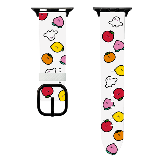 スマートウォッチレザーバンド［ シナぷしゅ - フルーツ ］
