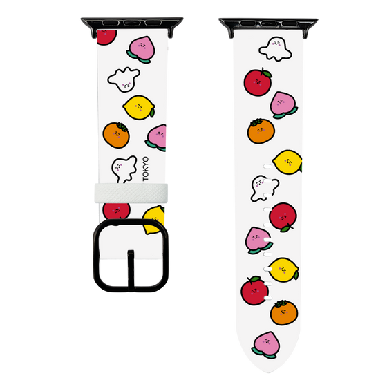 スマートウォッチレザーバンド［ シナぷしゅ - フルーツ ］