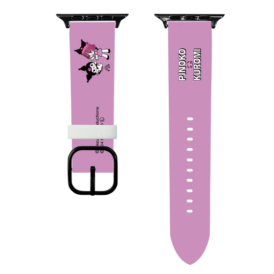 スマートウォッチレザーバンド［ ピノコ×サンリオキャラクターズ - ピノコ×クロミ ］