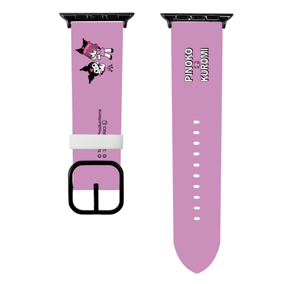 スマートウォッチレザーバンド［ ピノコ×サンリオキャラクターズ - ピノコ×クロミ ］