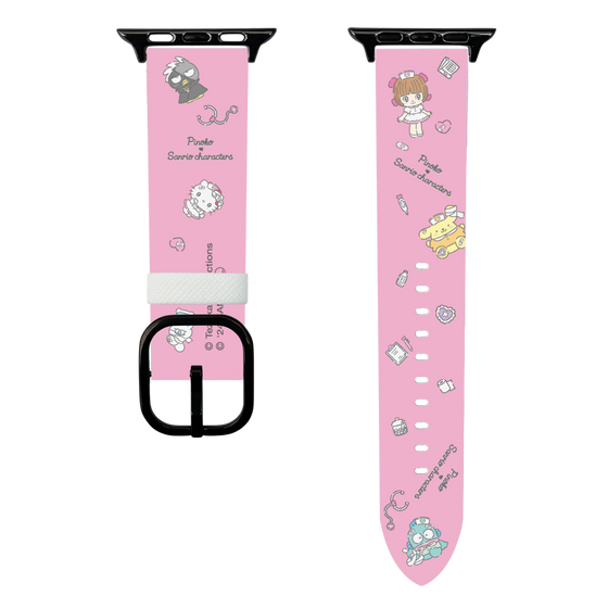 スマートウォッチレザーバンド［ ピノコ×サンリオキャラクターズ - お医者さんごっこ ］