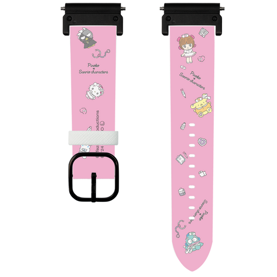 スマートウォッチレザーバンド［ ピノコ×サンリオキャラクターズ - お医者さんごっこ ］