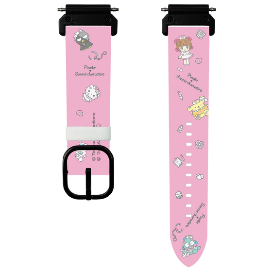 スマートウォッチレザーバンド［ ピノコ×サンリオキャラクターズ - お医者さんごっこ ］