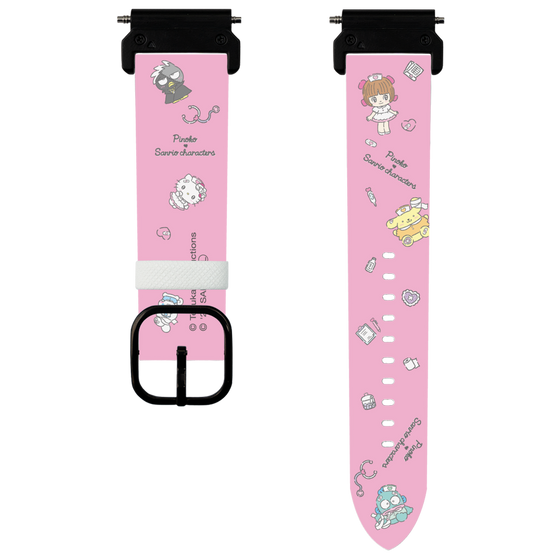 スマートウォッチレザーバンド［ ピノコ×サンリオキャラクターズ - お医者さんごっこ ］