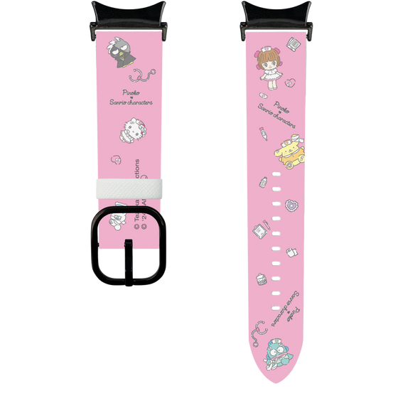 スマートウォッチレザーバンド［ ピノコ×サンリオキャラクターズ - お医者さんごっこ ］