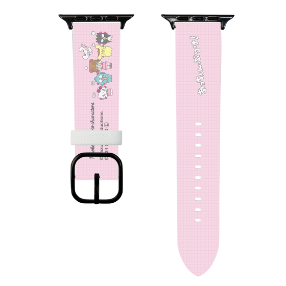 スマートウォッチレザーバンド［ ピノコ×サンリオキャラクターズ - 仲良し ］