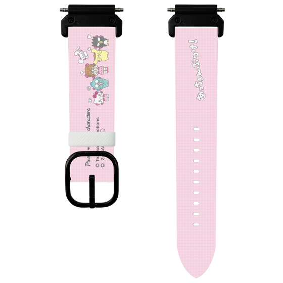 スマートウォッチレザーバンド［ ピノコ×サンリオキャラクターズ - 仲良し ］