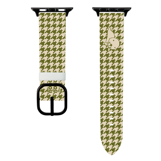 スマートウォッチレザーバンド［ ぼのぼの - ワントーン - カーキ ］