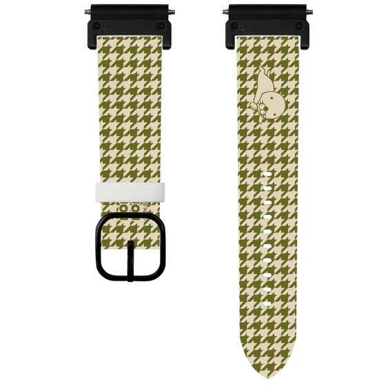 スマートウォッチレザーバンド［ ぼのぼの - ワントーン - カーキ ］