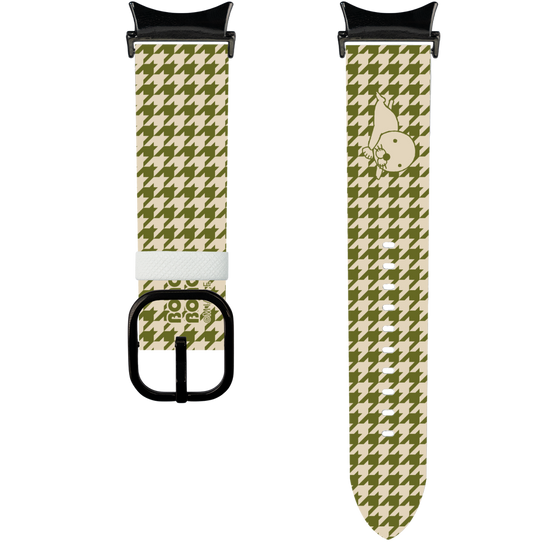 スマートウォッチレザーバンド［ ぼのぼの - ワントーン - カーキ ］