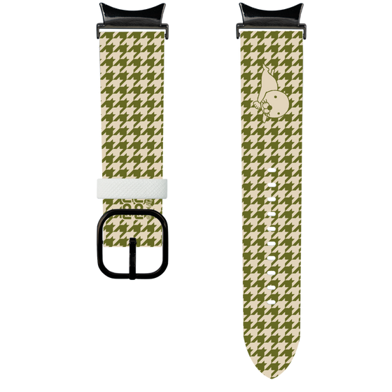 スマートウォッチレザーバンド［ ぼのぼの - ワントーン - カーキ ］