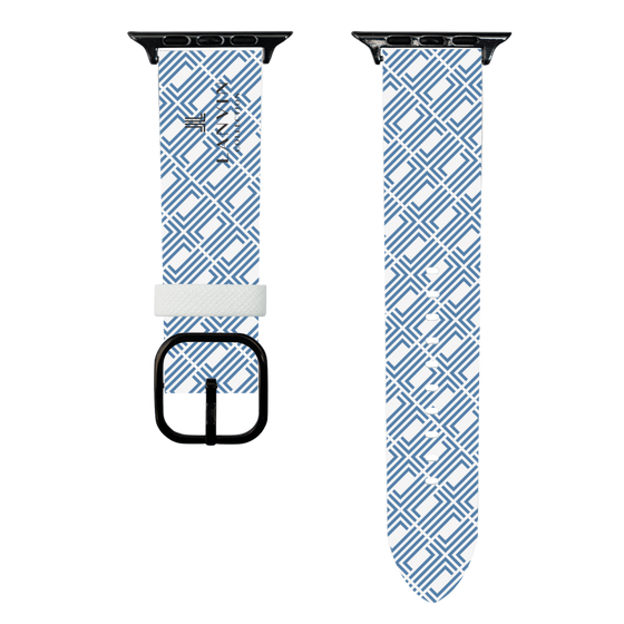 スマートウォッチレザーバンド［ LANVIN COLLECTION - ロゴパターン ］