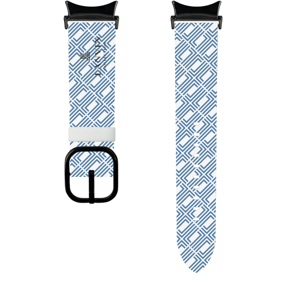 スマートウォッチレザーバンド［ LANVIN COLLECTION - ロゴパターン ］