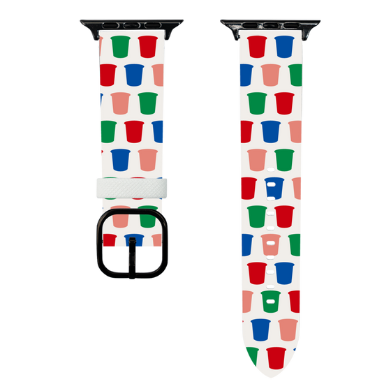 スマートウォッチレザーバンド［ カルビー - じゃがりこパッケージ - シルエット ］