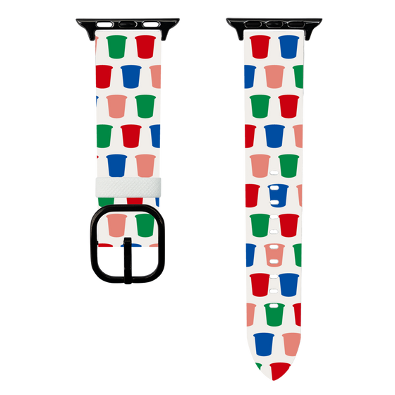 スマートウォッチレザーバンド［ カルビー - じゃがりこパッケージ - シルエット ］