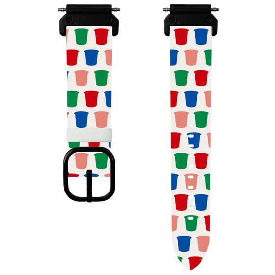 スマートウォッチレザーバンド［ カルビー - じゃがりこパッケージ - シルエット ］