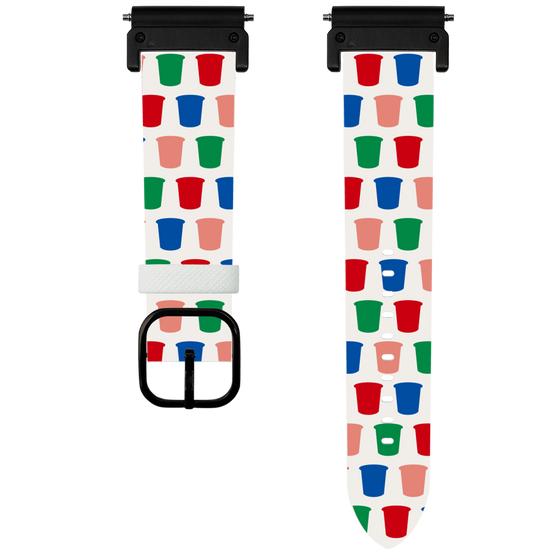 スマートウォッチレザーバンド［ カルビー - じゃがりこパッケージ - シルエット ］