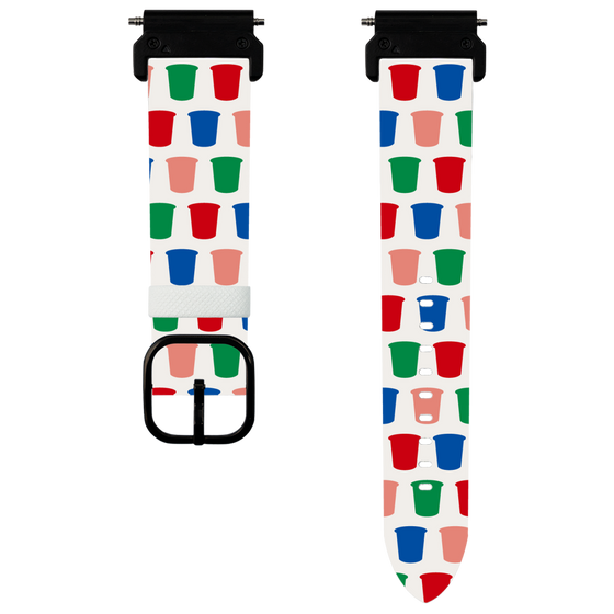 スマートウォッチレザーバンド［ カルビー - じゃがりこパッケージ - シルエット ］