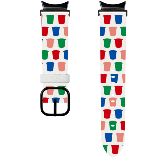 スマートウォッチレザーバンド［ カルビー - じゃがりこパッケージ - シルエット ］