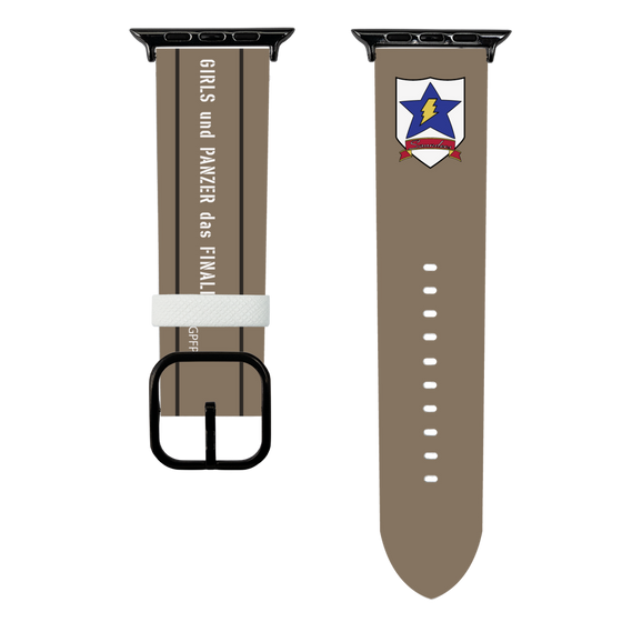 スマートウォッチレザーバンド［ ガールズ＆パンツァー - サンダース大学付属高校 ］