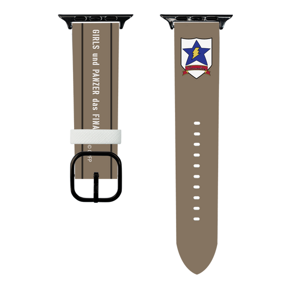 スマートウォッチレザーバンド［ ガールズ＆パンツァー - サンダース大学付属高校 ］