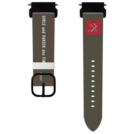 スマートウォッチレザーバンド［ ガールズ＆パンツァー - プラウダ高校 ］