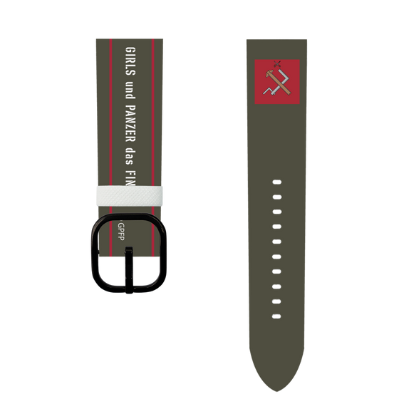 スマートウォッチレザーバンド［ ガールズ＆パンツァー - プラウダ高校 ］