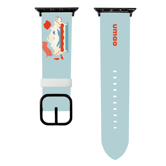 スマートウォッチレザーバンド［ umao - 飛ぶねこ ］