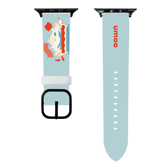 スマートウォッチレザーバンド［ umao - 飛ぶねこ ］