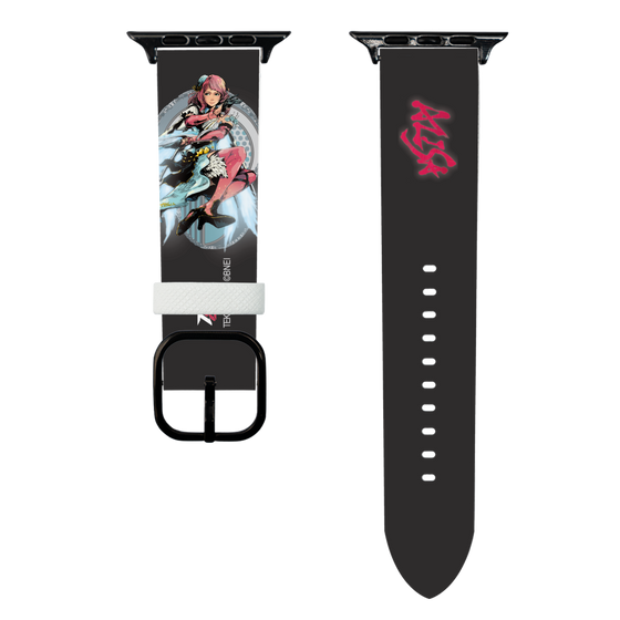 スマートウォッチレザーバンド［ 鉄拳 - アリサ・ボスコノビッチ ］