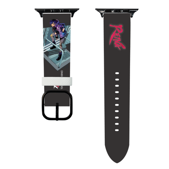 スマートウォッチレザーバンド［ 鉄拳 - 麗奈 ］