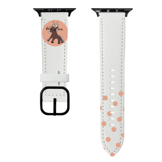 スマートウォッチレザーバンド［ アオのハコ -千夏画伯の鹿 ］