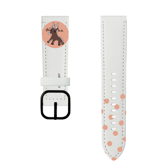 スマートウォッチレザーバンド［ アオのハコ -千夏画伯の鹿 ］